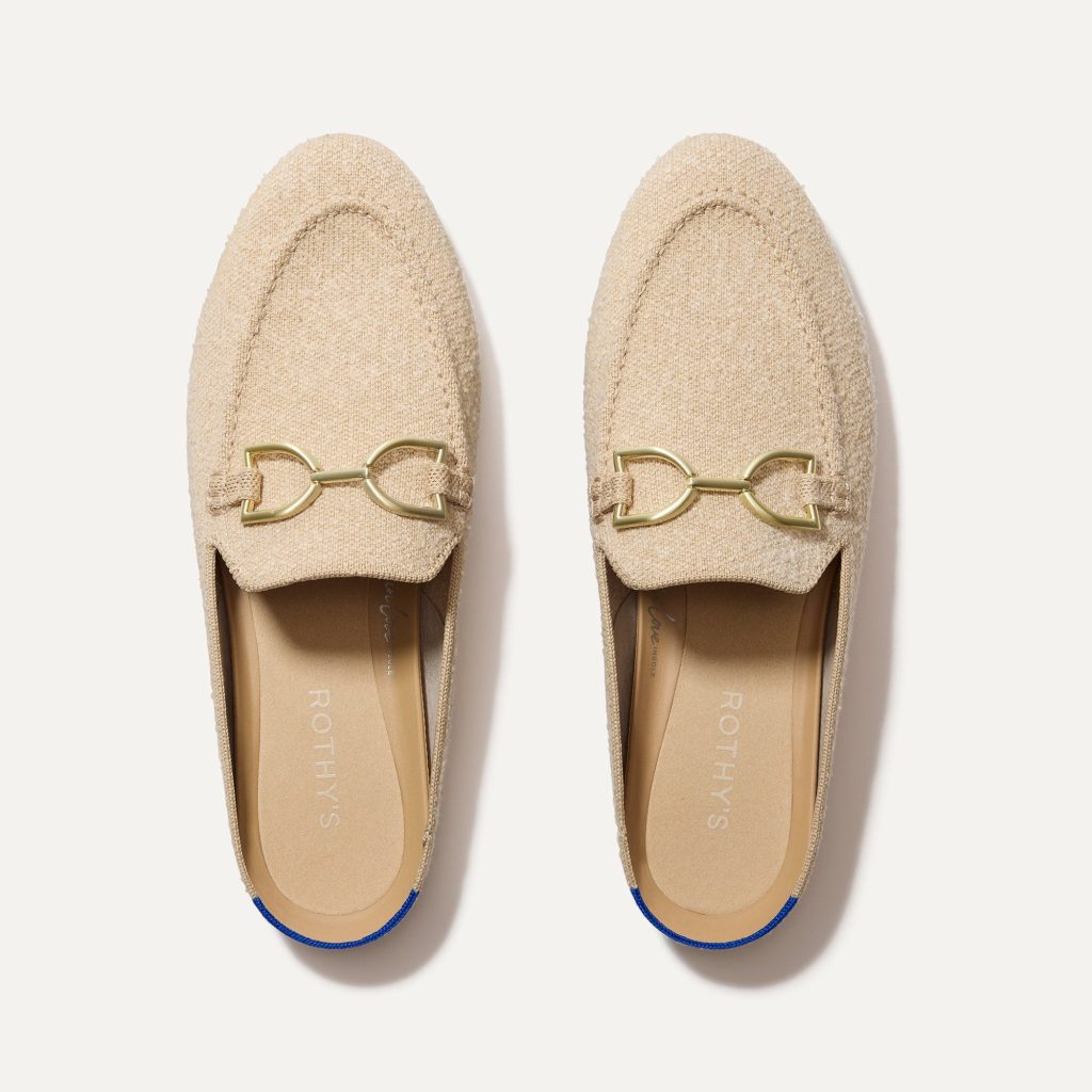 The Double Bit Loafer Mule - Bunny Boucl??