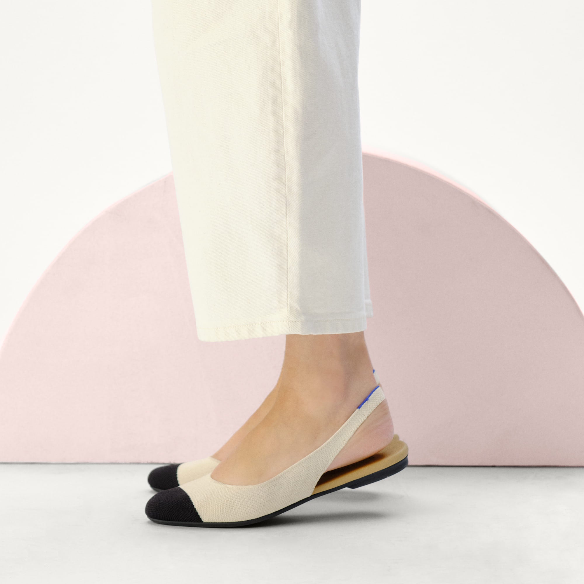 The Almond Slingback - Conch Captoe - Image 2