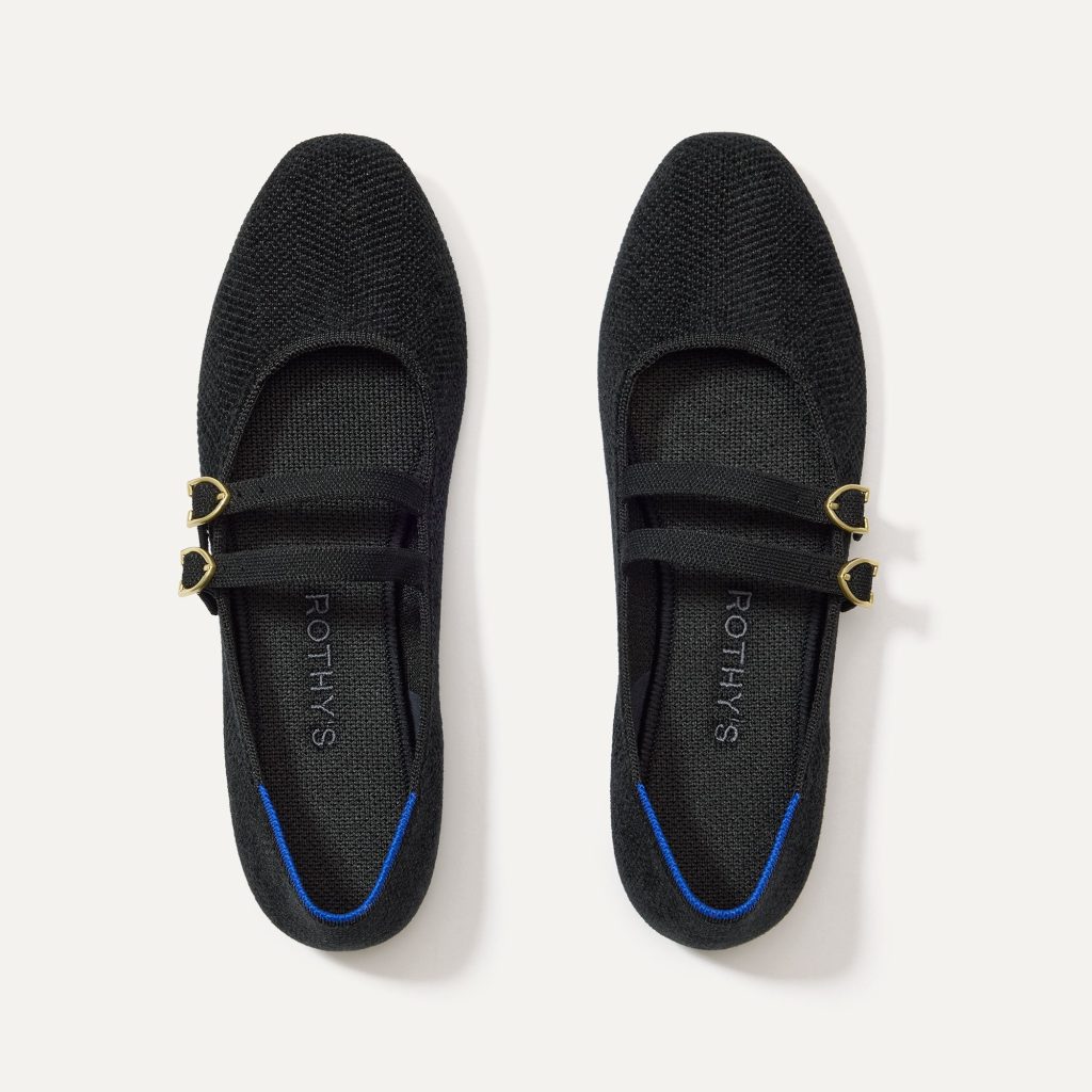 The ReVelvet? Double Buckle Mary Jane - ReVelvet? Black